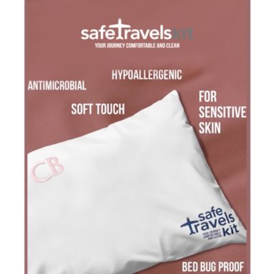 Luxury Travel Airplane Seat Cover &amp; Pillow Case Set