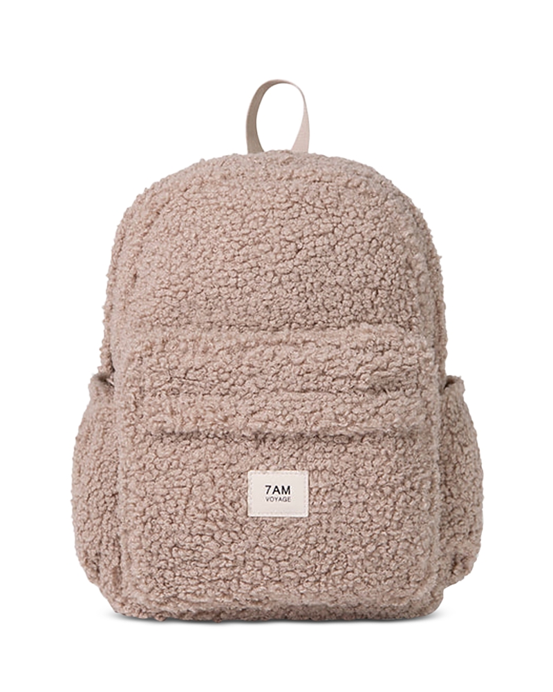Shop 7am Enfant Kids Unisex Teddy Backpack In Oatmeal