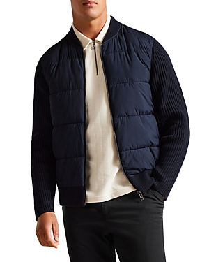 TED BAKER SPORES WADDED ZIP THROUGH JACKET