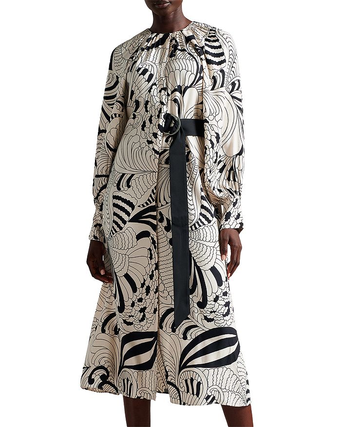Ted Baker Emmieeh Drape Detail Midi Dress Bloomingdale s