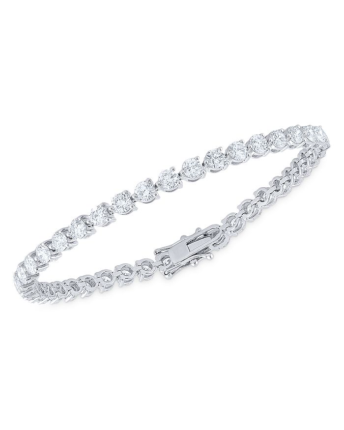 Bloomingdale's - Diamond Tennis Bracelet in 14K White Gold, 7.50 ct. t.w. - 100% Exclusive