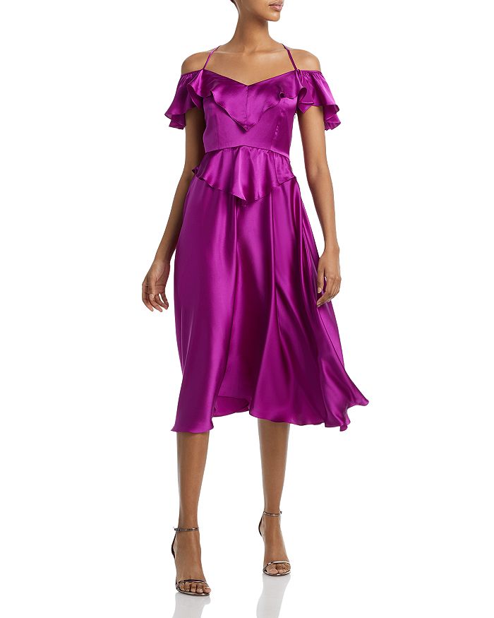 Undra Celeste New York Flounced Off-the-Shoulder Dress | Bloomingdale's