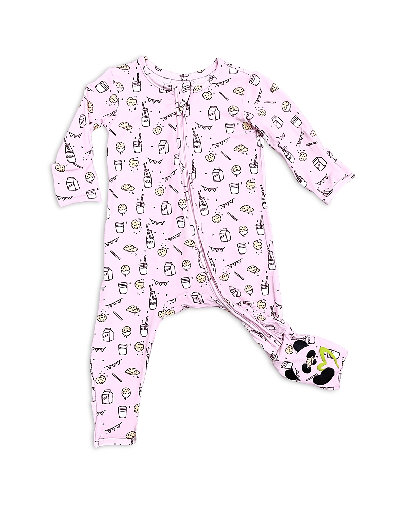 Bellabu Bear Girls' Cookie Printed Coverall - Baby In Pink