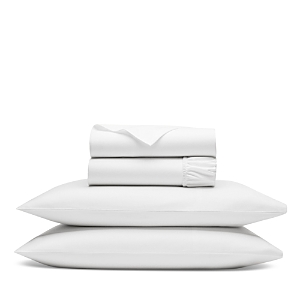 Boll & Branch Flannel Pillowcase Set, King In White