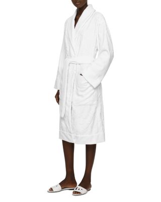 Dolce & Gabbana Casa Dg Logo Jacquard Bathrobe