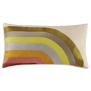 Trina Turk Calistoga Embroidered Pillow In Gold