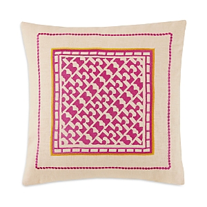 Trina Turk Monticeto Embroidered Pillow In Pink