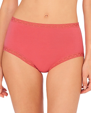 Natori Bliss Full Brief Panty In Damask Pnk