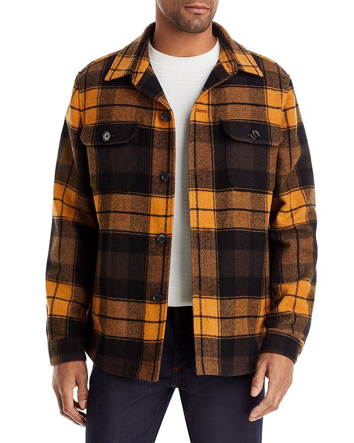 Relaxed Flannel Shirt Jacket