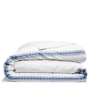 Amalia Home Collection Arcada Duvet Cover, Full/queen - 100% Exclusive In White/blue