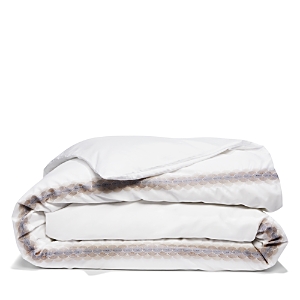 Amalia Home Collection Arcada Duvet Cover, Full/queen - 100% Exclusive In White/greige