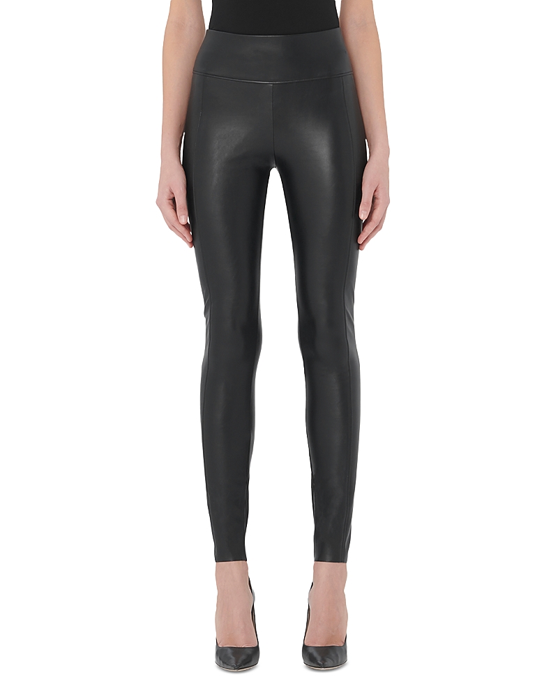 Wolford Shaping Leggings With High Waistband And Seam Detailing In Black