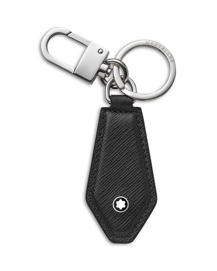 Montblanc Sartorial Leather Diamond Shape Key Fob | Bloomingdale's