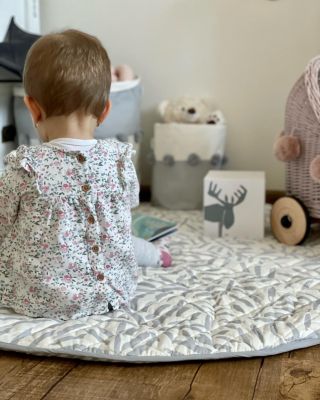 Quilted Cotton Reversible Playmat