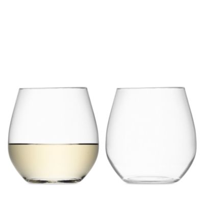 Wine Stemless White Wine Glass, Set of 2