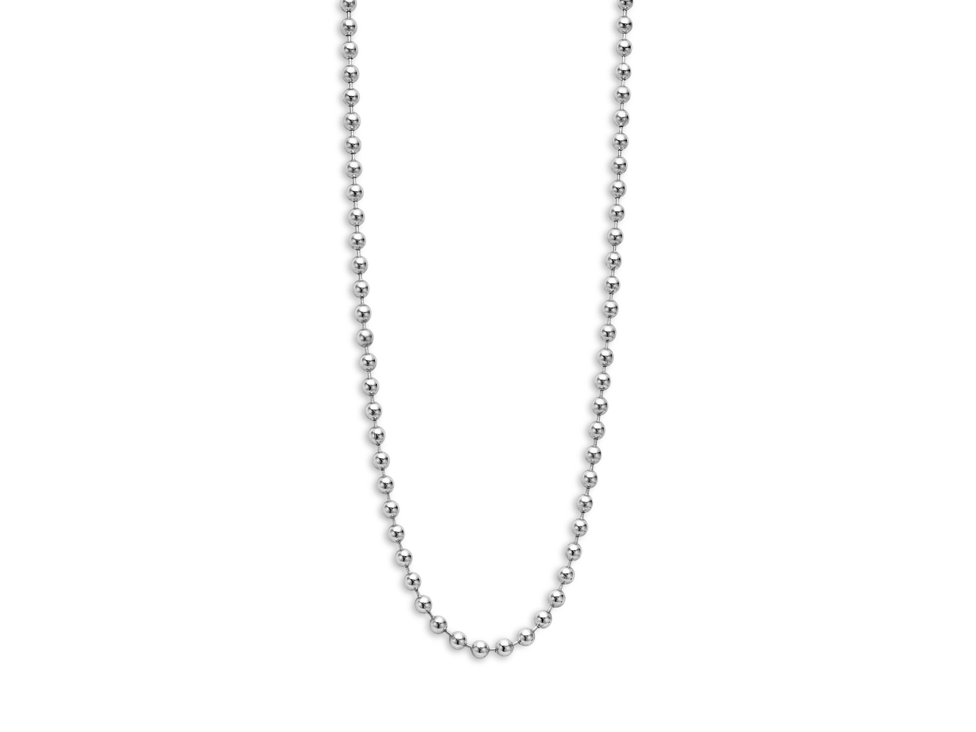 18K Yellow Gold & Sterling Silver Signature Caviar Toggle Necklace, 18" - Image 1