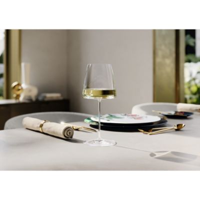 Metro Chic White Wine Glasses, Set of 2