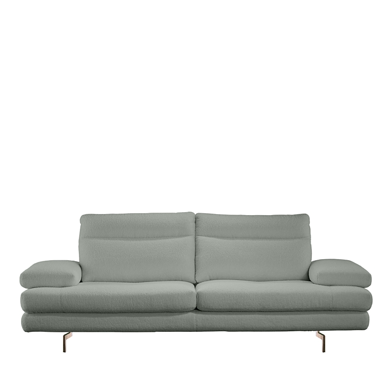 Giuseppe Nicoletti Sabrina Sofa, Satin Metal Legs