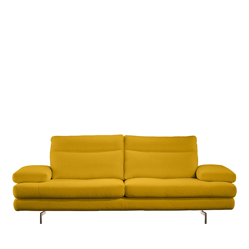 Giuseppe Nicoletti Sabrina Adjustable Sofa In Teddy Giallo