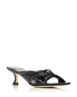 Jimmy Choo Women's Avenue 50 Kitten Heel Slide Sandals
