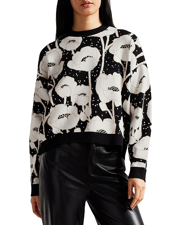 Ted Baker - Pipha Cropped Jacquard Sweater