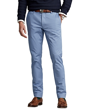 Polo Ralph Lauren Stretch Slim Fit Chinos In Channel Blue