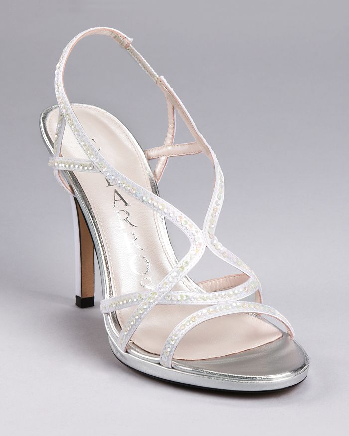Caparros Women's Twilight Strappy Evening Sandals Gray Size 9.5M main image 1