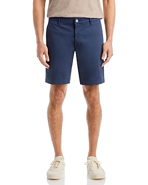 Ag Griffin 10 Cotton Blend Tailored Fit Shorts In Night Sky