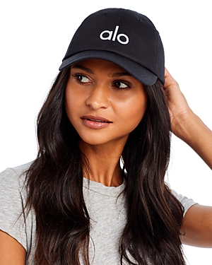 ALO YOGA OFF DUTY LOGO EMBROIDERED BASEBALL CAP