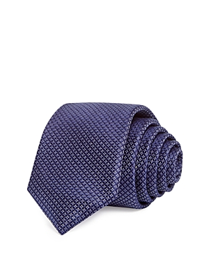 The Men's Store At Bloomingdale's Micro Dot Grid Neat Silk Skinny Tie - 100% Exclusive In Navy