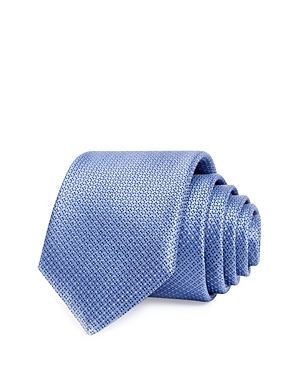 The Men's Store At Bloomingdale's Micro Dot Grid Neat Silk Skinny Tie - 100% Exclusive In Light Blue