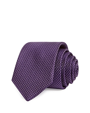 The Men's Store At Bloomingdale's Micro Dot Grid Neat Silk Skinny Tie - 100% Exclusive In Purple