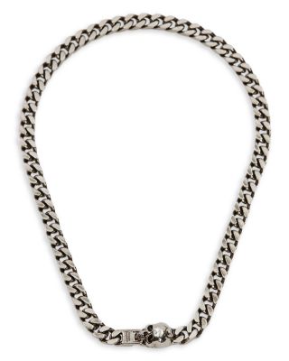 McQueen - Skull & Chain Necklace, 19"