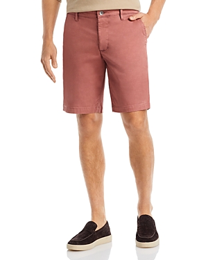 Ag Griffin 10 Cotton Blend Tailored Fit Shorts In Dusty Blush