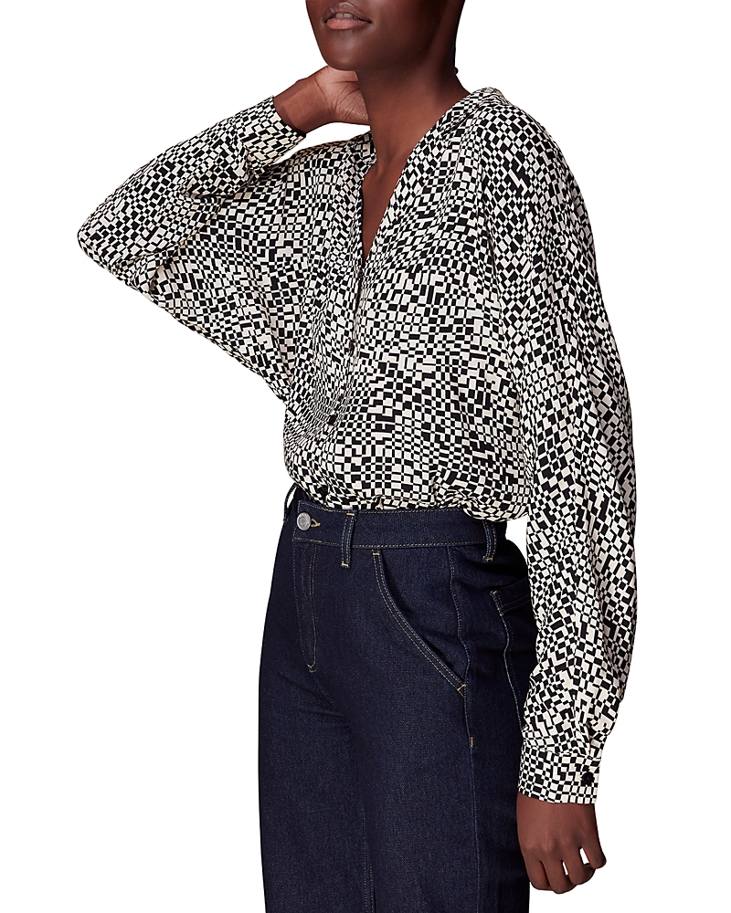 Whistles Ramona Polka Dot Shirt