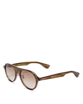 GARRETT LEIGHT Lady Eckhart Aviator Sunglasses, 50mm  display picture 1