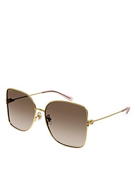 Gucci -  Not A Fork Squared Sunglasses, 62mm