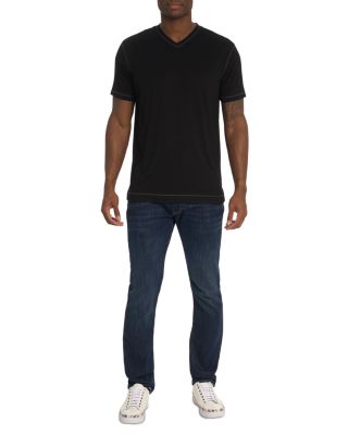 Eastwood Top Stitched V Neck Tee
