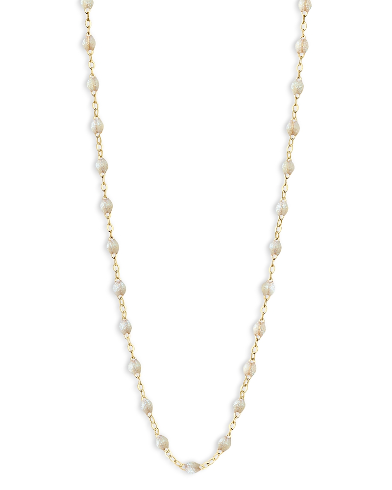 Gigi Clozeau 18k Yellow Gold Classic Gigi Resin Bead Collar Necklace, 16.5 In Opal