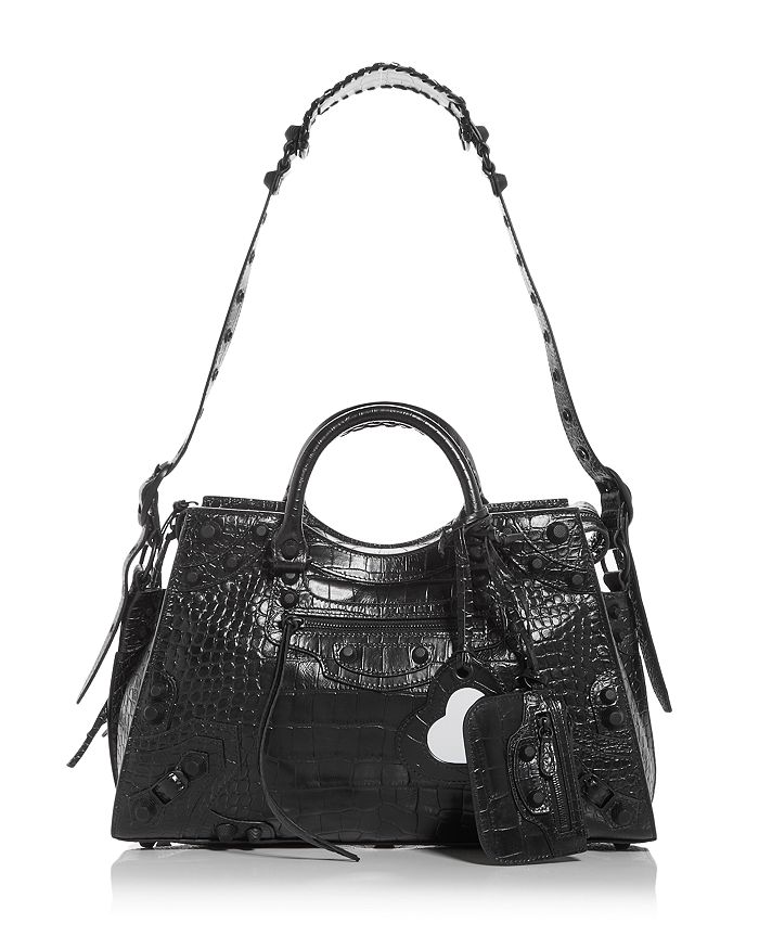 Balenciaga Classic Embossed Leather Mini Bag