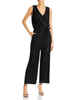 Hugo Boss Edacria V-neck Jumpsuit In Black ModeSens