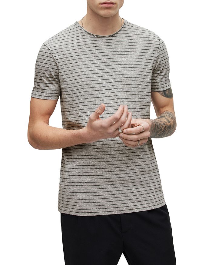 ALLSAINTS Figure Striped Crewneck Tee | Bloomingdale's