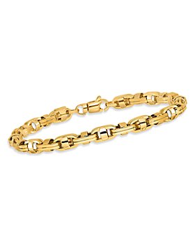 Bloomingdale's - Men's Intricate Marine Link Statement Bracelet in 14K Yellow Gold - 100% Exclusive