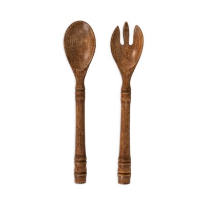 Bilbao Wood Salad Servers, Set of 2