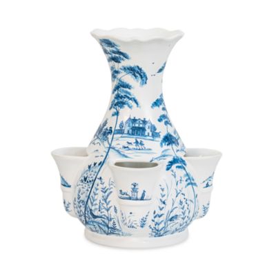 Country Estate Delft Blue Tulipiere Vase