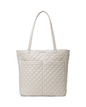 Mz Wallace Metro Quatro Tote In Pewter/silver