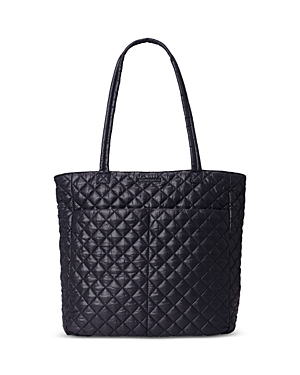 Shop Mz Wallace Large Metro Quatro Tote In Black/black