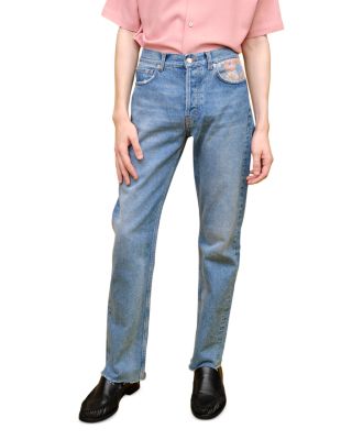 Séfr straight cut 29 Séfr Blue Straight Cut Jeans - ShopStyle