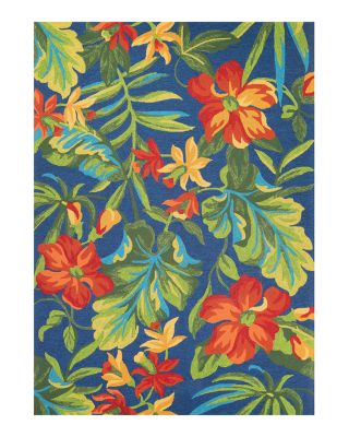 Couristan Covington Outdoor Tropical Orchid Area Rug, 8' x 11'