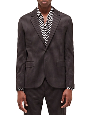 The Kooples Mixy Stripes Slim Fit Suit Jacket In Striped